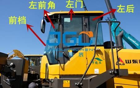 L955FC شاشة الأمامية والخلفية من الأبواب والنوافذ اليسرى واليمنى