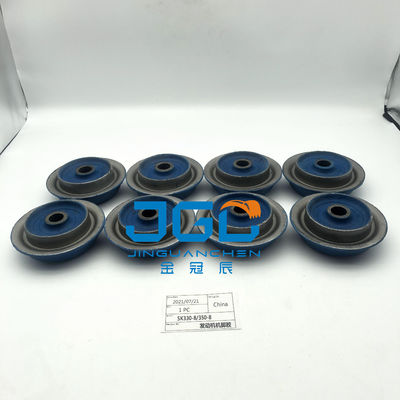 محرك الحفر SK 330-8 350-8 وسادة المطاط التركيبية 6D102 محرك Mount Rubber
