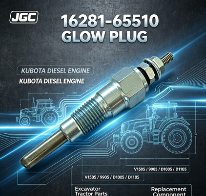 16281-65510 شمعة توهج لمحرك كوبوتا ديزل V1505 D905 D1005 D1105 قطع غيار حفارة جرار
