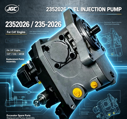 قطع غيار حفارات 235-2026 مضخات حقن الوقود الهيدروليكية لمحرك CAT Cater-pillar C27 C32 3412E