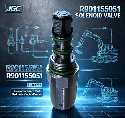 R901155051 قطع غيار الحفر الحفر الصمام الكهربائي K9004227 R901155051