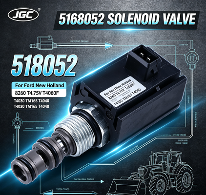 5168052 صمام لولبي لقطع حفارات فورد نيو هولاند 8260 T4.75V T4060F T4030 TM165 T4040
