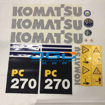 PC130 PC160 PC200 PC240 PC360 حفارة قطع غيار آلة كاملة الجسم ملصق