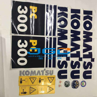 PC130 PC160 PC200 PC240 PC360 حفارة قطع غيار آلة كاملة الجسم ملصق