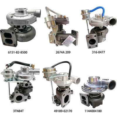 PC78 Diesel 4D95 Excavator Engine Parts شاحن توربيني 49377-01600 6205818270 Turbo 4937701600 Supercharger