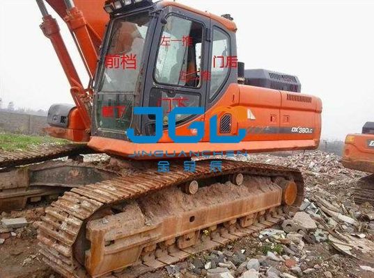DH215-7 215-9 80G Excavator Crane Cab الزجاج الأمامي خلف الباب السفلي