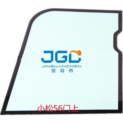 PC56-7 PC57 PC70-8 PC60-8 تركيبات حفارة زجاج الذراع الأيمن على الباب الأيسر خلف ترس الرياح الأمامي