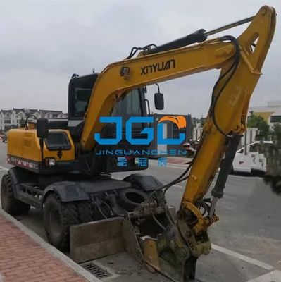 XYB75W-9 XYB75W-8T حفارة زجاج الكابينة الأمامية السفلى انزلاق الباب على الجانب الخلفي من الزجاج المقسى الذراع الأيمن