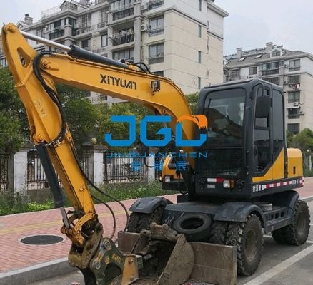 XYB75W-9 XYB75W-8T حفارة زجاج الكابينة الأمامية السفلى انزلاق الباب على الجانب الخلفي من الزجاج المقسى الذراع الأيمن