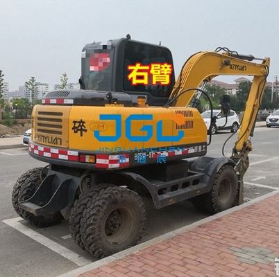XYB75W-9 XYB75W-8T حفارة زجاج الكابينة الأمامية السفلى انزلاق الباب على الجانب الخلفي من الزجاج المقسى الذراع الأيمن