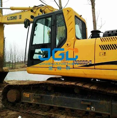 حفارة الزجاج SC210-8 230-8 آلة هوك الجبهة والعتاد الباب السفلي ادفع واسحب الذراع الخلفي والعتاد الجانبي الأيمن