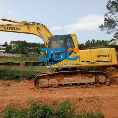 حفارة الزجاج SC210-8 230-8 آلة هوك الجبهة والعتاد الباب السفلي ادفع واسحب الذراع الخلفي والعتاد الجانبي الأيمن