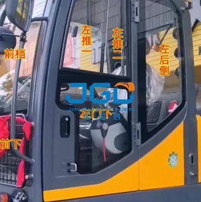 حفارة الزجاج C75W الكابينة الأمامية والعتاد زجاج باب السيارة والنافذة الخلفية الزجاج المقسى للمركبة بالكامل
