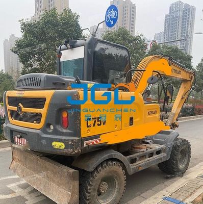 حفارة الزجاج C75W الكابينة الأمامية والعتاد زجاج باب السيارة والنافذة الخلفية الزجاج المقسى للمركبة بالكامل