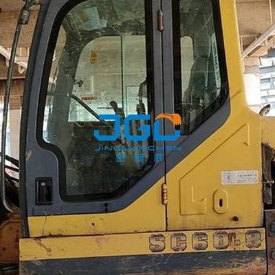 حفار زجاج SC80 60 70 زجاج أمامي وخلفي زجاج أمامي وخلفي ، الباب الأيسر ، النافذة المنزلقة اليمنى ، زجاج النافذة الخلفية