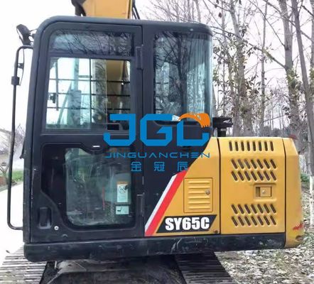 SY75C الجبهة الزجاج الأمامي حفار دفع سحب النافذة العلوية والسفلية اليسرى واليمنى كتلة الزجاج المقسى