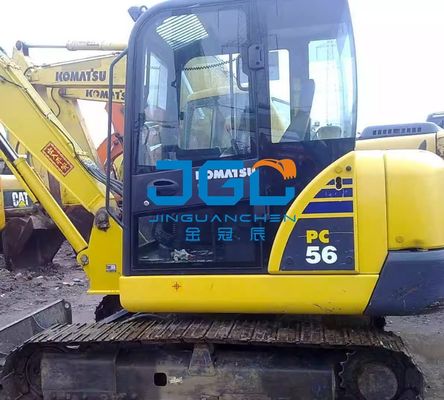 PC56-7 زجاج مقوى خلفي يمين أمام الزجاج الأمامي وأبواب السيارة العلوية ونوافذ الحفارات