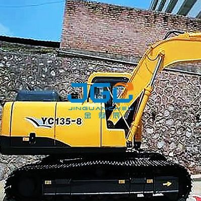 YC85-6 135-6 85-8 135-8 85-7 حفارة أمامية توقف الزجاج الخلفي الأيسر والأيمن