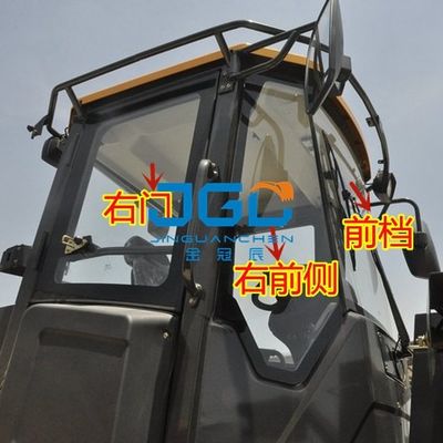835H 850H 855N 856H اللودر الأمامي الزجاج الأمامي الأيسر والأيمن الباب الجانبي العلوي والسفلي