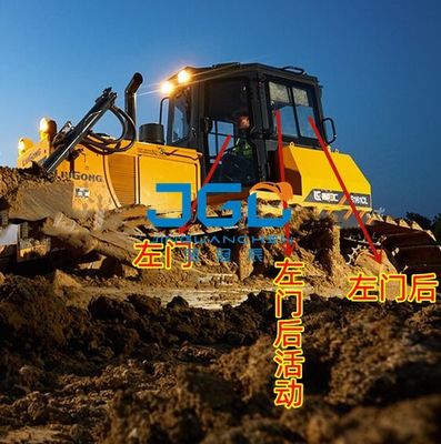 B160C جرافة الرياح الأمامية والعتاد الأيسر والأيمن الباب الخلفي الجانب المتحرك الباب الخلفي والعتاد الزجاج المقسى