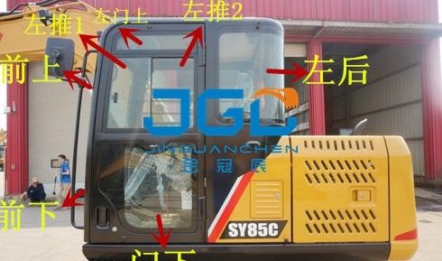 SY85C 70 95C الحفرة المقدمة العدادات النافذة الخلفية والزجاج الأمامي العلوي والسفلي