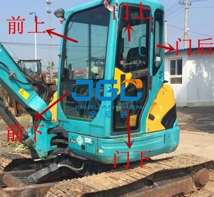 KX155 161 135-3S الحفرة الأمامية والخلفية الأبواب اليسرى واليمينية، الزجاج الأمامي العلوي والسفلي