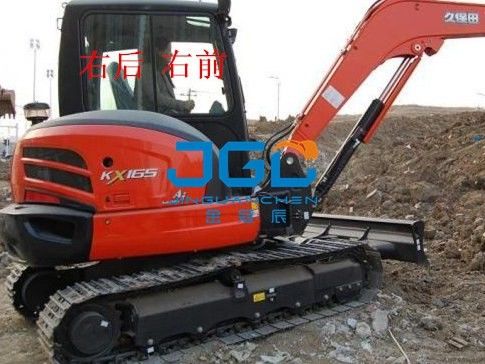 KX165-5 الحفرة المقدمة معدات التشغيل الخلفية الكتلة اليسرى واليمين الأبواب والنوافذ العلوية والسفلية الزجاج الأمامي