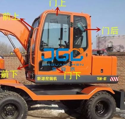 XY75W-8 65W-8 حفرة أبواب زجاجية ونوافذ يسار ويمين الأمامية والخلفية الزجاج الأمامي