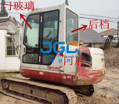 TB160C 170 175 حفرة أمامية و خلفية الزجاج الأمامي ، الأبواب اليسرى و اليمنى ، الزجاج الأمامي العلوي والسفلي
