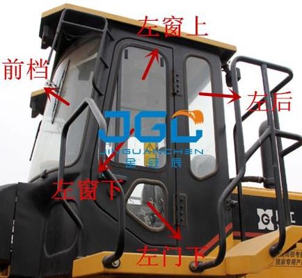 XG951-3 931-3 شاحن العجلات الأمامية الباب الخلفي والنوافذ الشاحنة اليسار واليمين الزجاج الأمامي