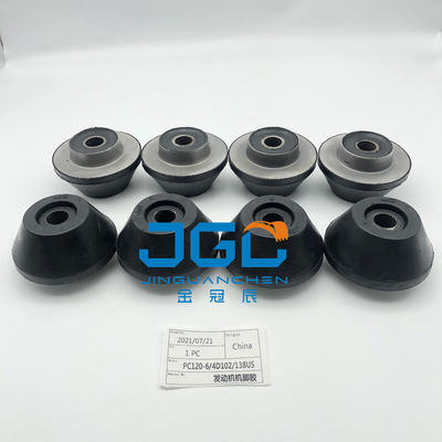 تركيب المحرك أنظمة المحرك قطع الغيار تركيب مطاط وسادة أقدام مضارب ل PC120-6 4D120 PC138US Excavato