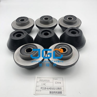 تركيب المحرك أنظمة المحرك قطع الغيار تركيب مطاط وسادة أقدام مضارب ل PC120-6 4D120 PC138US Excavato