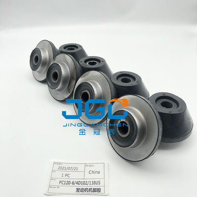 تركيب المحرك أنظمة المحرك قطع الغيار تركيب مطاط وسادة أقدام مضارب ل PC120-6 4D120 PC138US Excavato