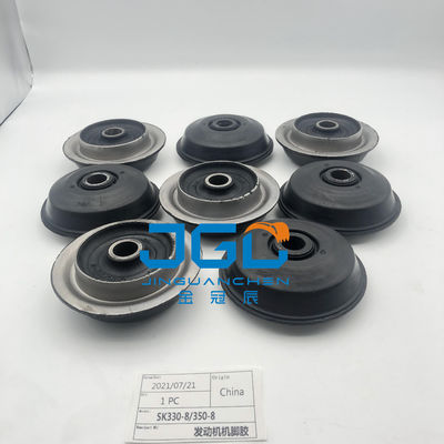محرك الحفر SK 330-8 350-8 وسادة المطاط التركيبية 6D102 محرك Mount Rubber