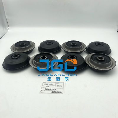 محرك الحفر SK 330-8 350-8 وسادة المطاط التركيبية 6D102 محرك Mount Rubber