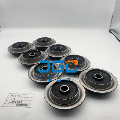 محرك الحفر SK 330-8 350-8 وسادة المطاط التركيبية 6D102 محرك Mount Rubber