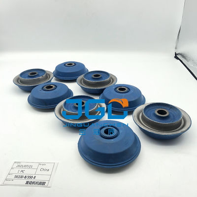 محرك الحفر SK 330-8 350-8 وسادة المطاط التركيبية 6D102 محرك Mount Rubber
