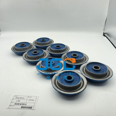 محرك الحفر SK 330-8 350-8 وسادة المطاط التركيبية 6D102 محرك Mount Rubber