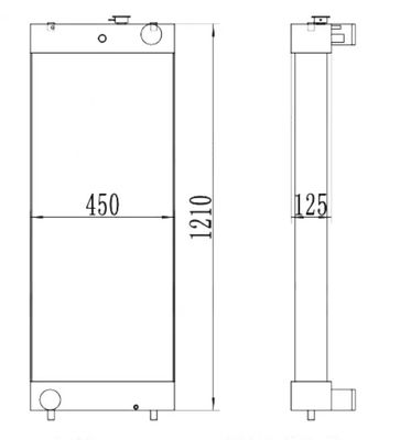 PC300-8 207-03-75121 المشعّل لمصنع الحفارات البيع المباشر دقة عالية