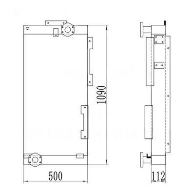 R210LC-9 R210NLC-9 R250LC-9 R210W-9 R215-9 تبريد زيت 11Q6-40640 للحفر