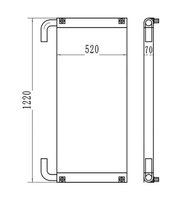 ZAX360H-3 مكبر زيت الحفر 4648857مع مواد الألومنيوم