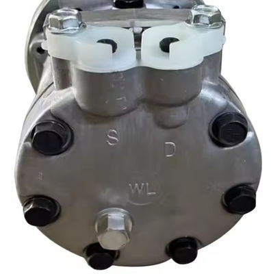 ضاغط تكييف الهواء YX91V00002F2 للحفر SK135SR SK200SR SD7H13 المحرك 24V