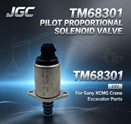 صمام الملف اللولبي النسبي التجريبي الجديد STAR ZEBRA TM68301 لقطع غيار الحفارات لرافعة Sany XCMG 24V لصناعات البيع بالتجزئة