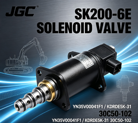 الصمام الكهربائي للمحفر SK200-6E YN35V00041F1 KDRDE5K-31 30C50-102