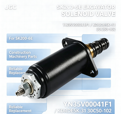 الصمام الكهربائي للمحفر SK200-6E YN35V00041F1 KDRDE5K-31 30C50-102