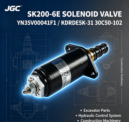 الصمام الكهربائي للمحفر SK200-6E YN35V00041F1 KDRDE5K-31 30C50-102