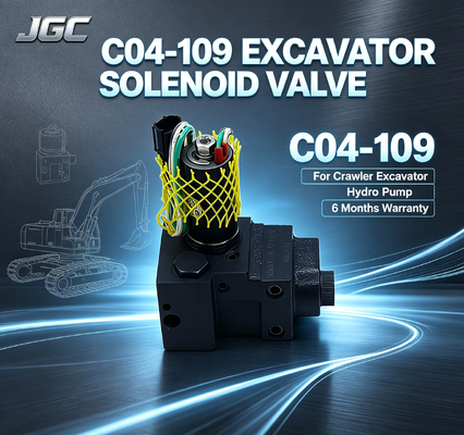 أفضل سعر C04-109 مضخة الحفر الزحفية صمام سولينويد للضخة المائية آلات البناء 6 أشهر الضمان