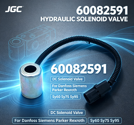 60082591 قطع غيار هيدروليكية صمام سولينويد ثابت لشركة دانفوس باركر ريكسروث Sy60 Sy75 Sy95