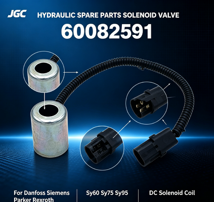 60082591 قطع غيار هيدروليكية صمام سولينويد ثابت لشركة دانفوس باركر ريكسروث Sy60 Sy75 Sy95