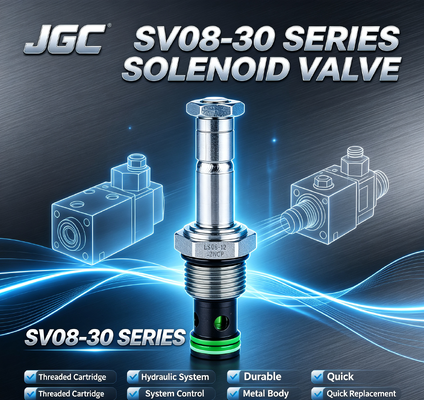 صمام سولينويد هيدروليكي من سلسلة SV08-30